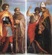 SS.Michael the Archangel and John Gualbert SS.John the Baptist and Bernardo degli berti, Andrea del Sarto